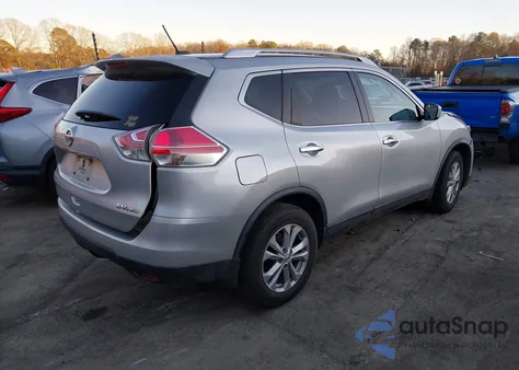 2015 Nissan Rogue Sv from USA, damaged, VIN KNMAT2MV6FP548775
